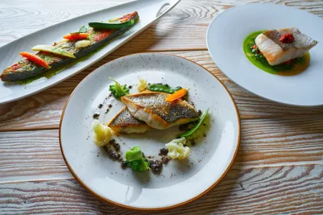 Fischgerichte für Gala Dinner – Embassy Service Vienna